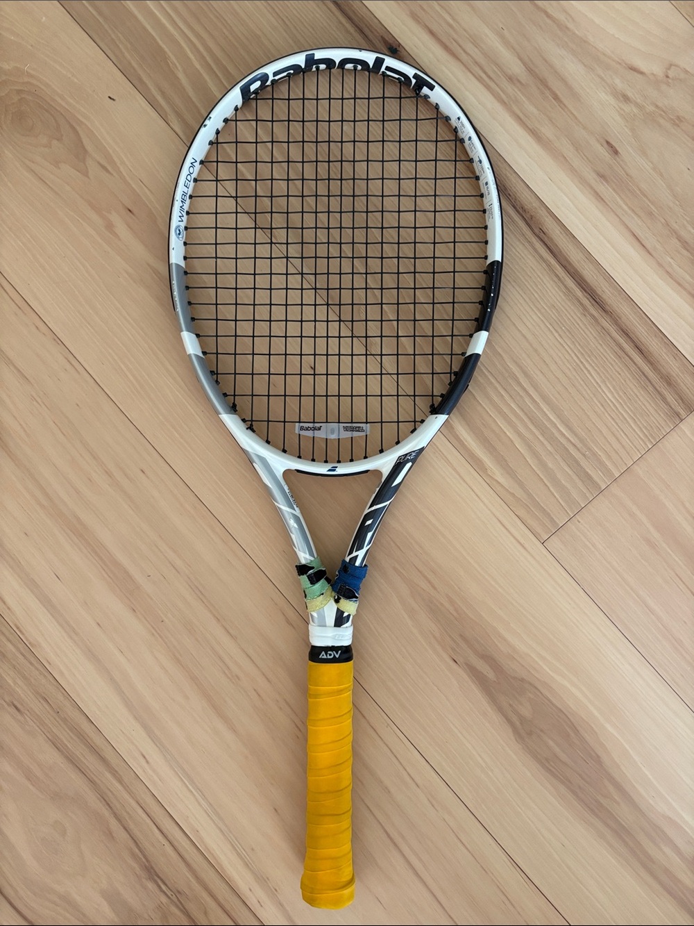 Babolat Pure Drive 2021 Tennis Racquet Wimbledon Edition grip 4 1/8